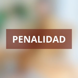 Pago de penalidad y gastos del contador